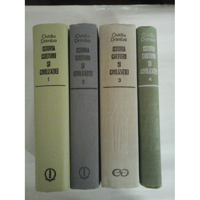 ISTORIA CULTURII SI CIVILIZATIEI ( 4 VOL ) - OVIDIU DRIMBA ISTORIA CULTURII SI CIVILIZATIEI ( 4 VOL ) - OVIDIU DRIMBA